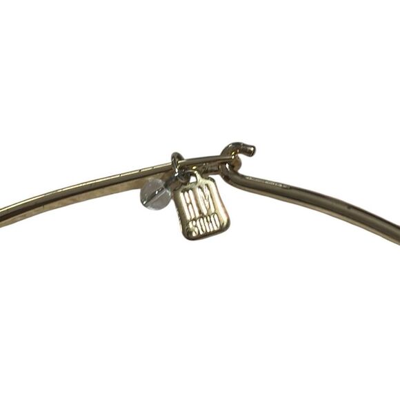 Robert Lee Morris Two tone Wire Wrapped Abalone collar necklace - Picture 3 of 5